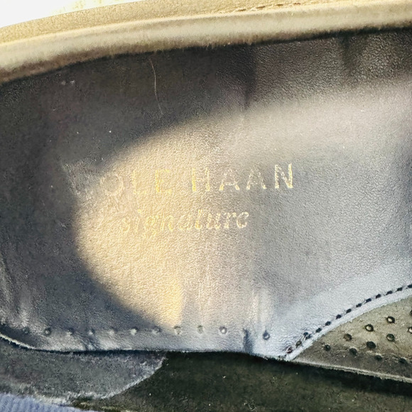Cole Haan Shoes Mens 11.5 Black Leather Driving Moccasins Vtg Horsebit Loafers - Picture 11 of 13